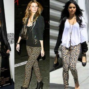 Cheetah print "jeggings"